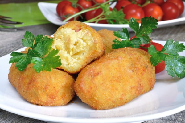 croquettes of potatoes