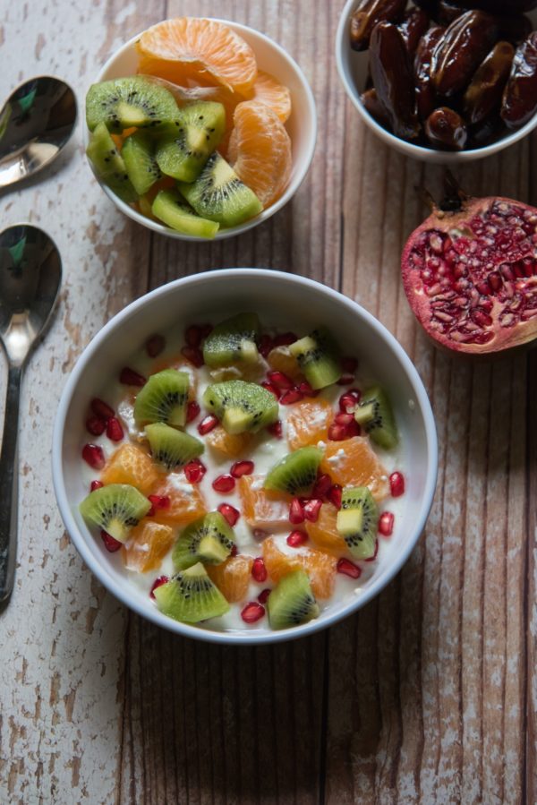 Fruit custard